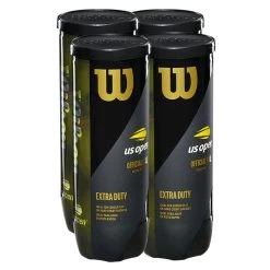 Wilson US Open Extra-Duty Tennis Ball (4 Pack)