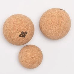 Natural Cork Massage Ball Trio