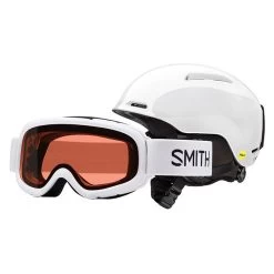 Smith Juniors' Glide MIPS® Helmet + Gambler Snow Goggle Combo