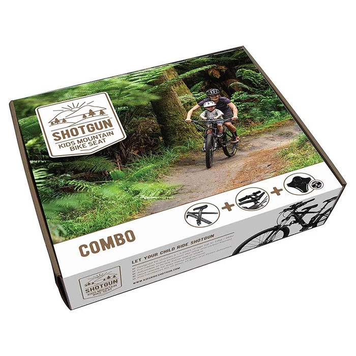 Shotgun Child Bike Seat + Handlebar Combo